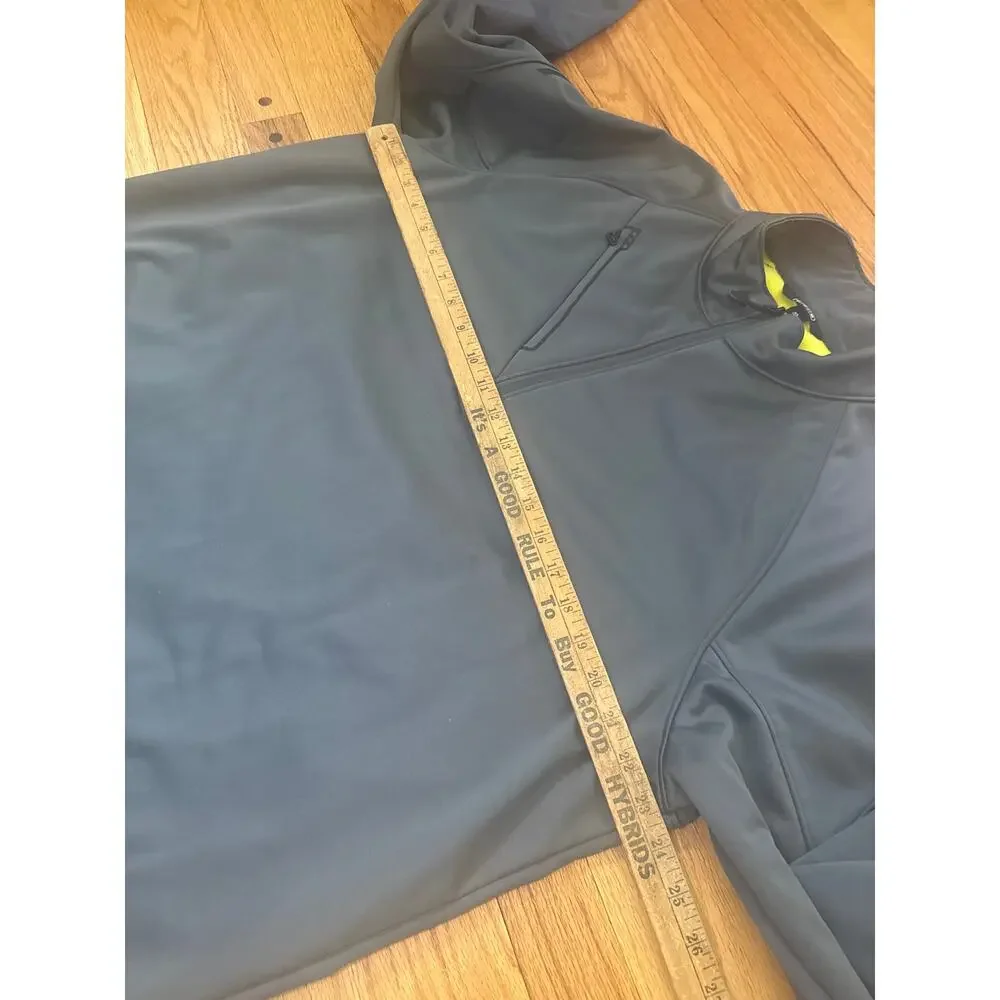 OGIO® Torque II Pullover Sz XL 1/2 zip Men's Diesel Grey/Nitro Yellow Jacket